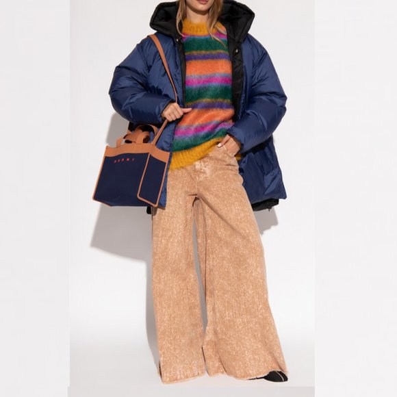 [NWT] Marni Striped Brushed Mohair-Blend Sweater (IT 38, US 2) - Picture 5 of 12